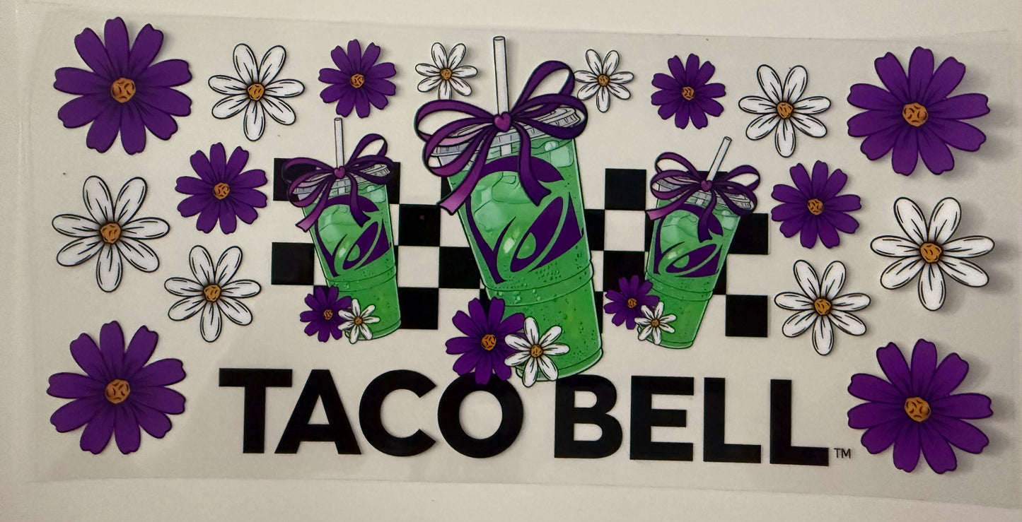 Taco Bell & daisies