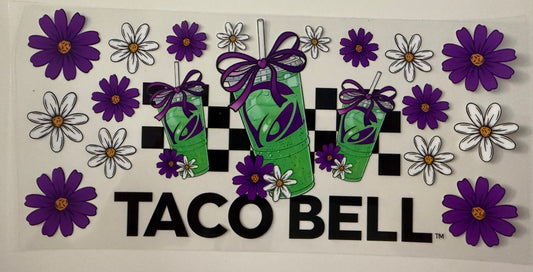 Taco Bell & daisies
