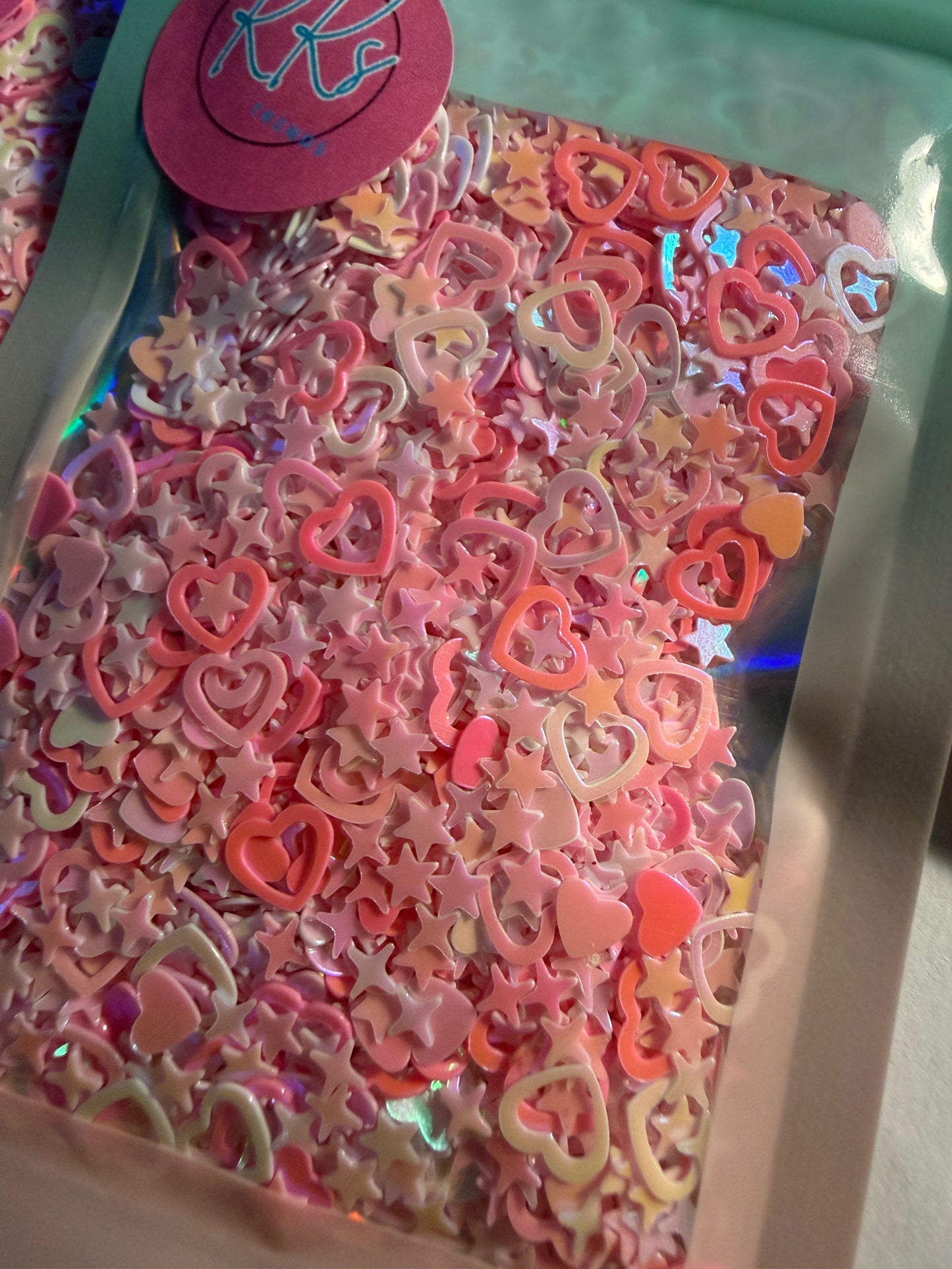 Pink Hearts & Stars Mix