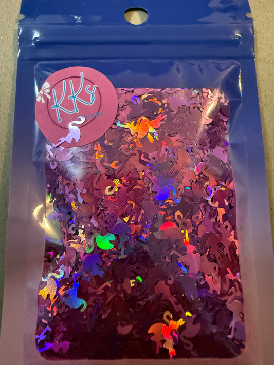 Flamingos-purple/pink