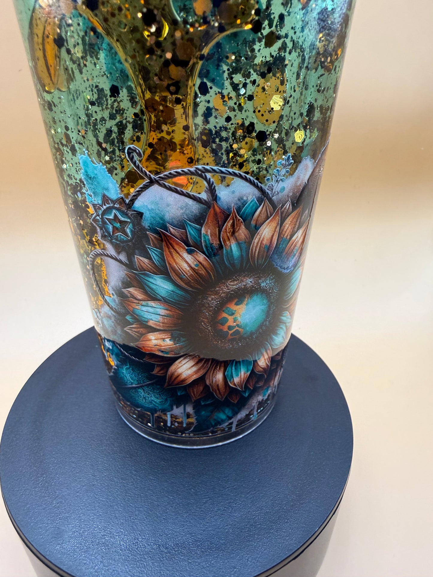 24oz Blessed Snowglobe Tumbler