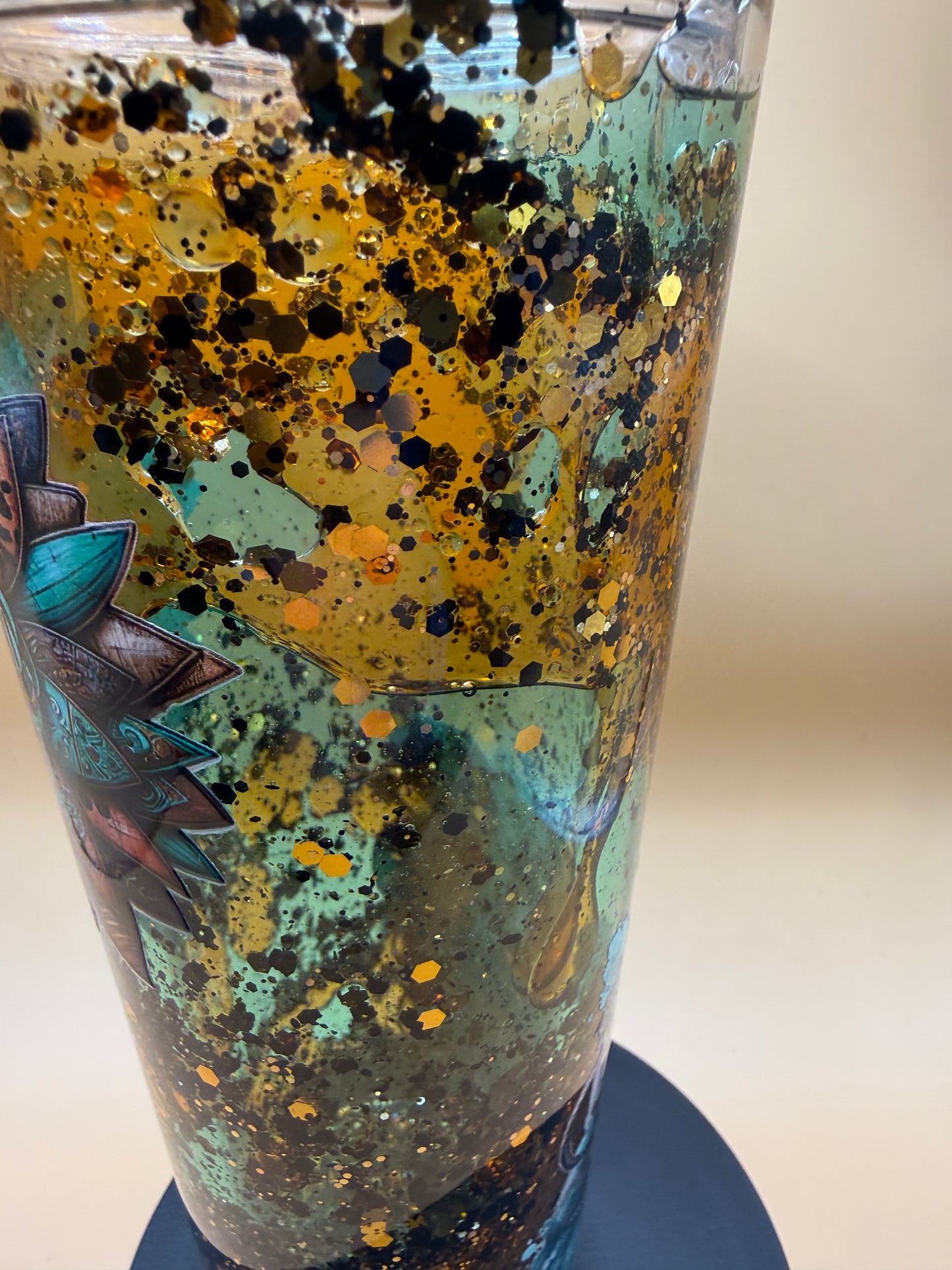 24oz Blessed Snowglobe Tumbler