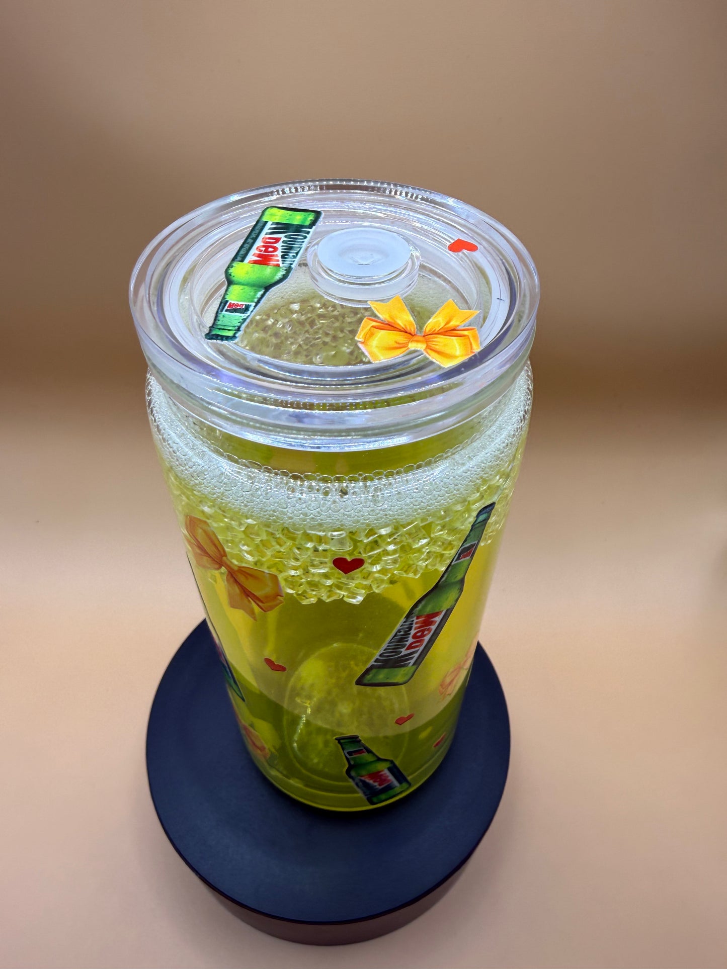 20oz Mountain Dew Snowglobe Tumbler