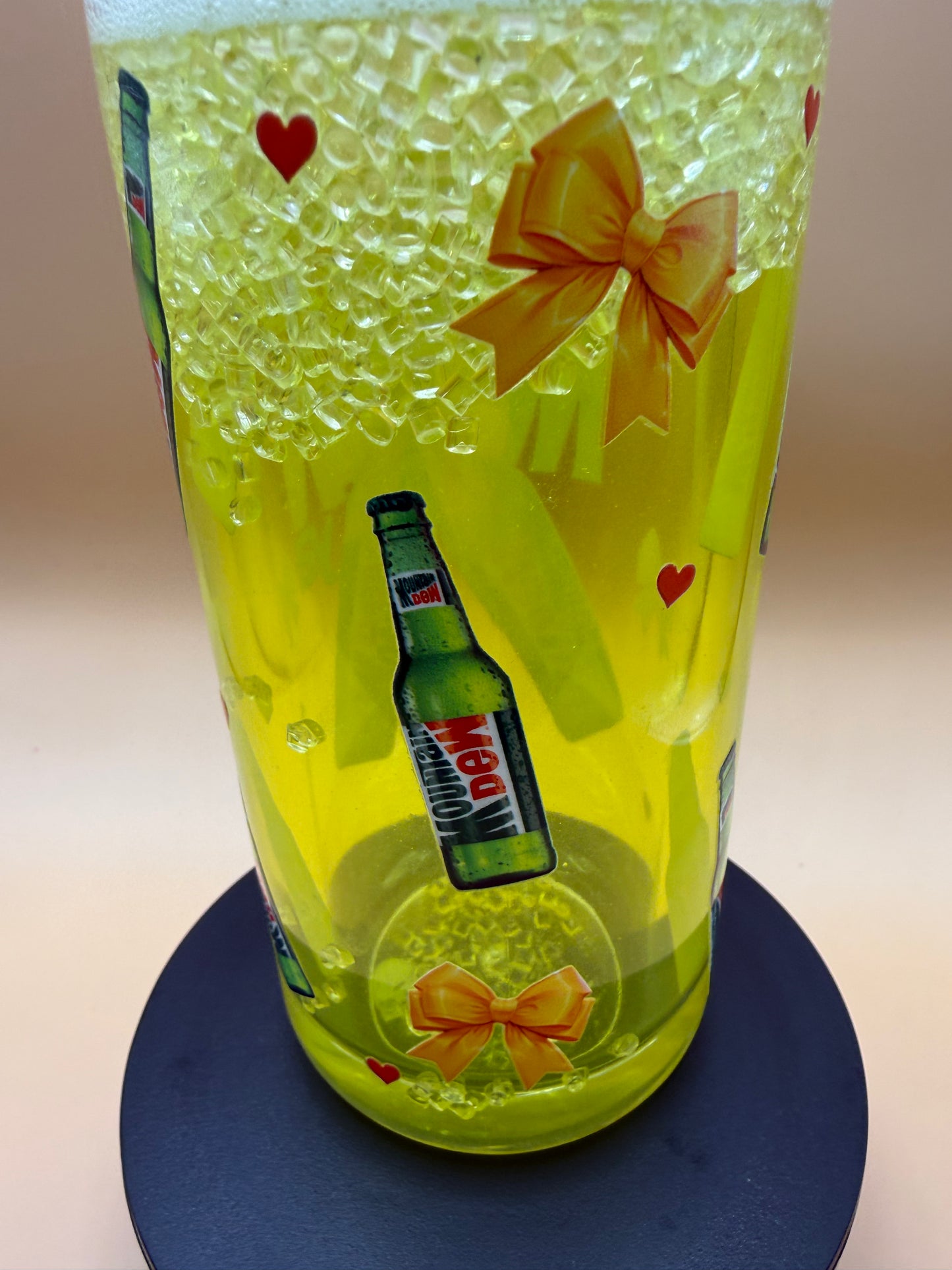 20oz Mountain Dew Snowglobe Tumbler
