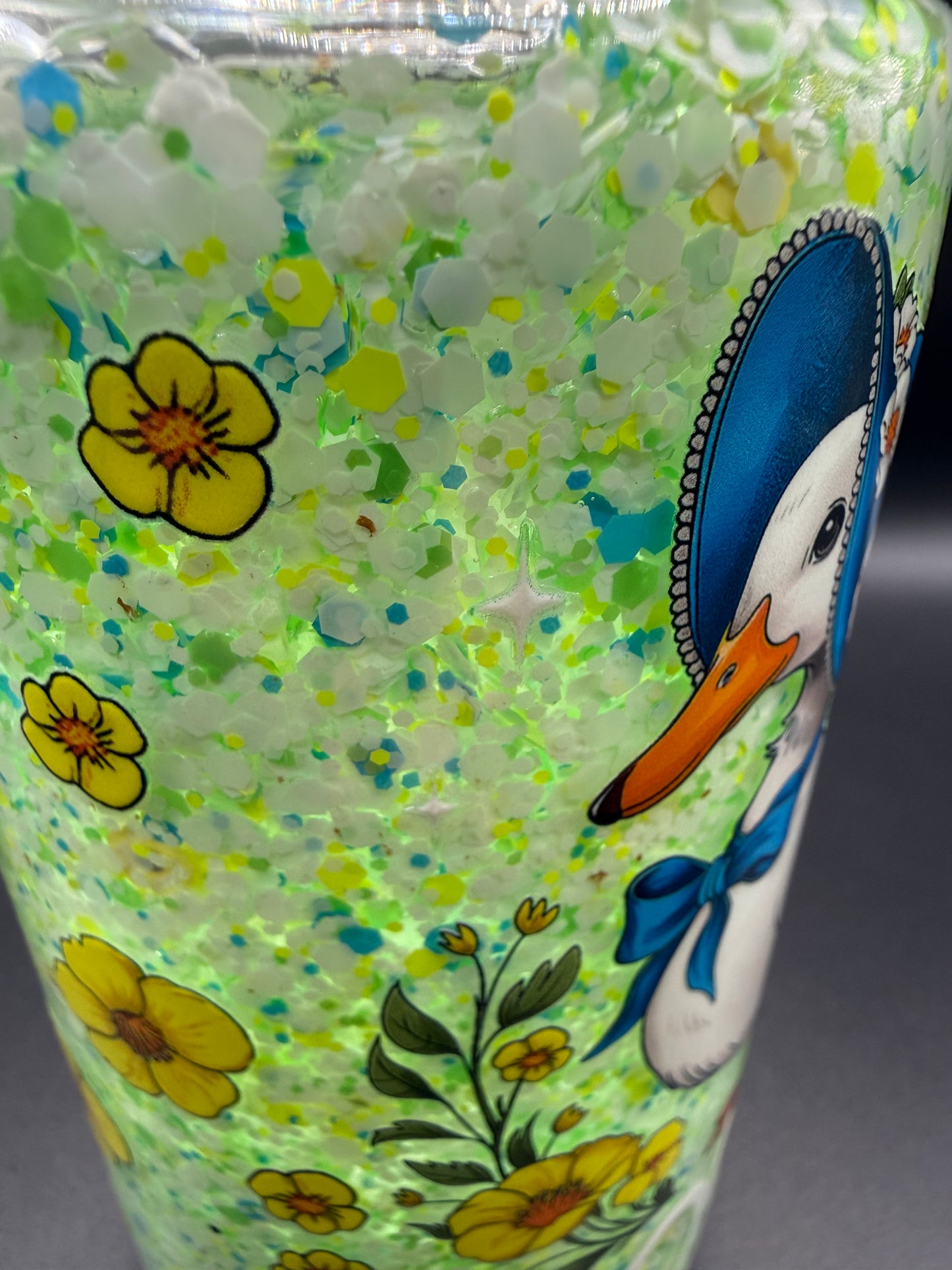 16oz Mama Goose Snowglobe Tumblet