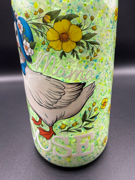16oz Mama Goose Snowglobe Tumblet