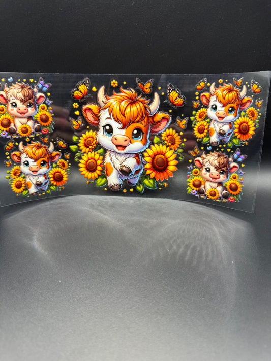 Cow w/Sunflowers