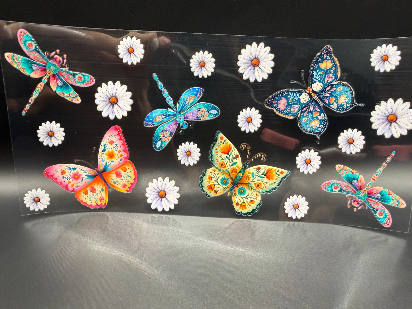 Dragonfly & Butterflies