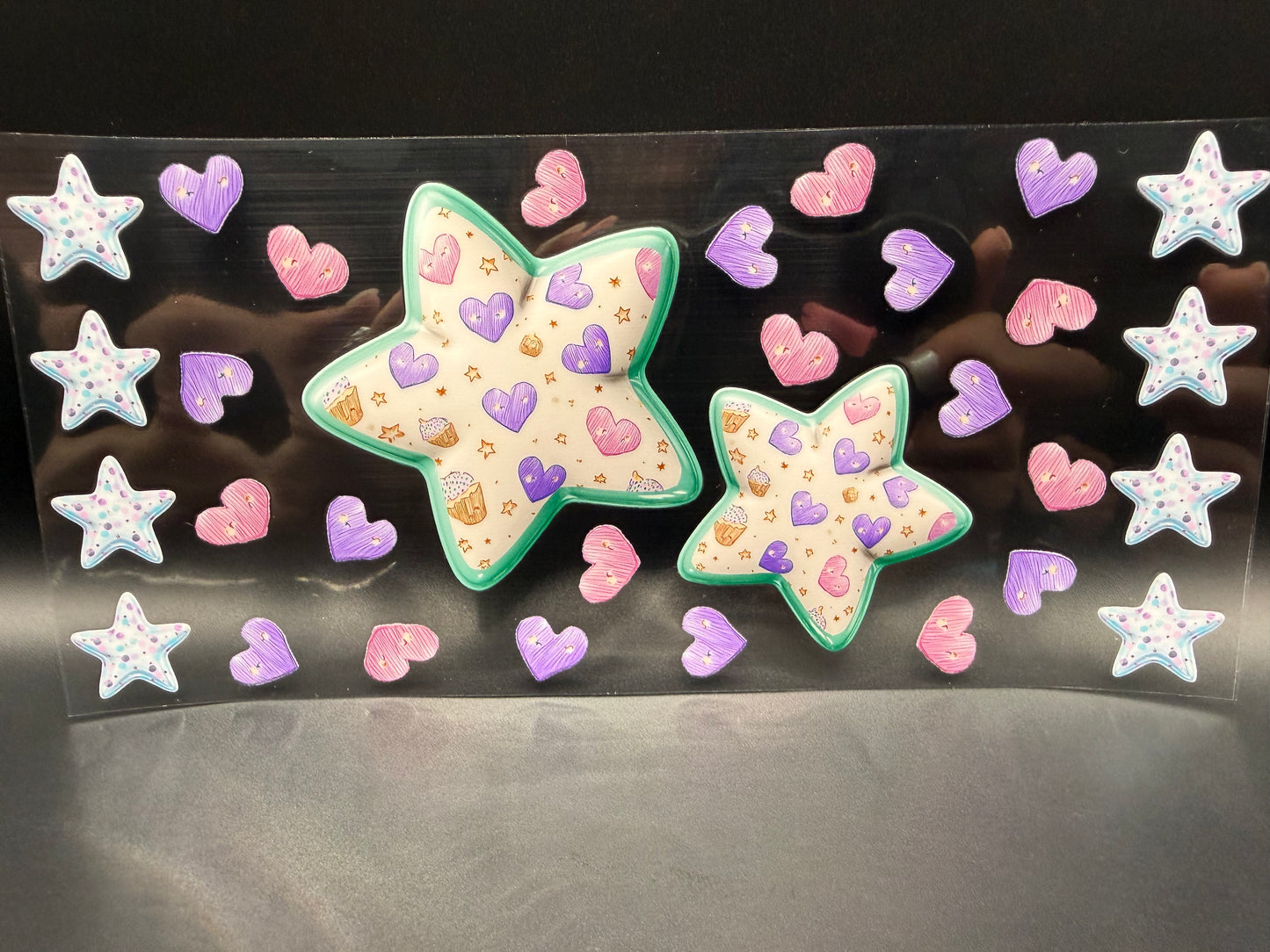 Stars w/Cupcakes & Hearts
