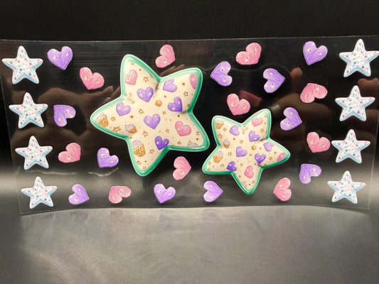 Stars w/Cupcakes & Hearts