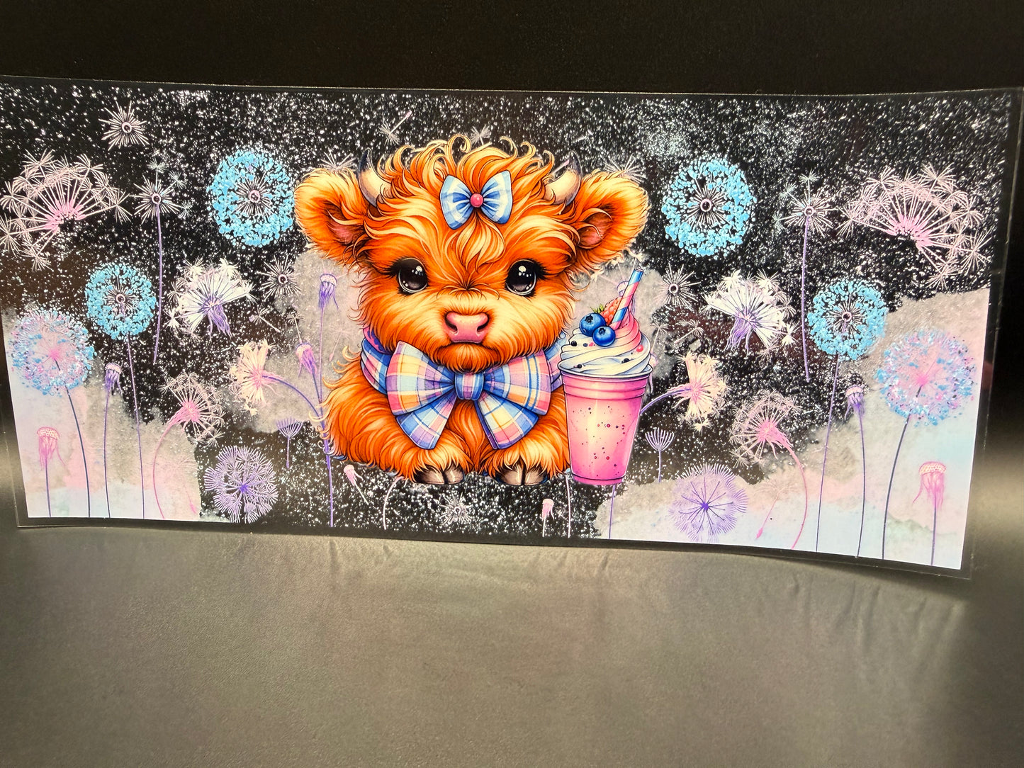 Milkshake Cow - Pink & Blue