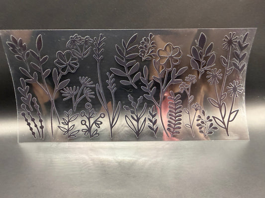 Wildflowers- Black Outline