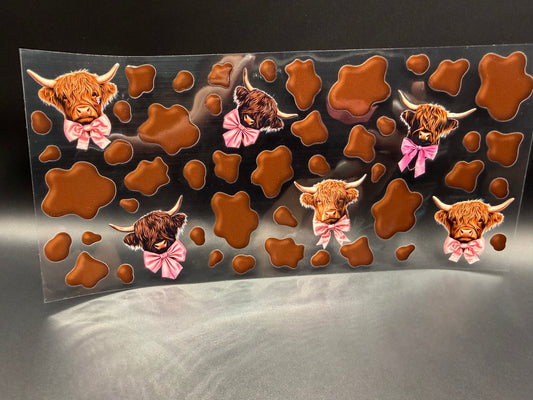 Brown Cow Print