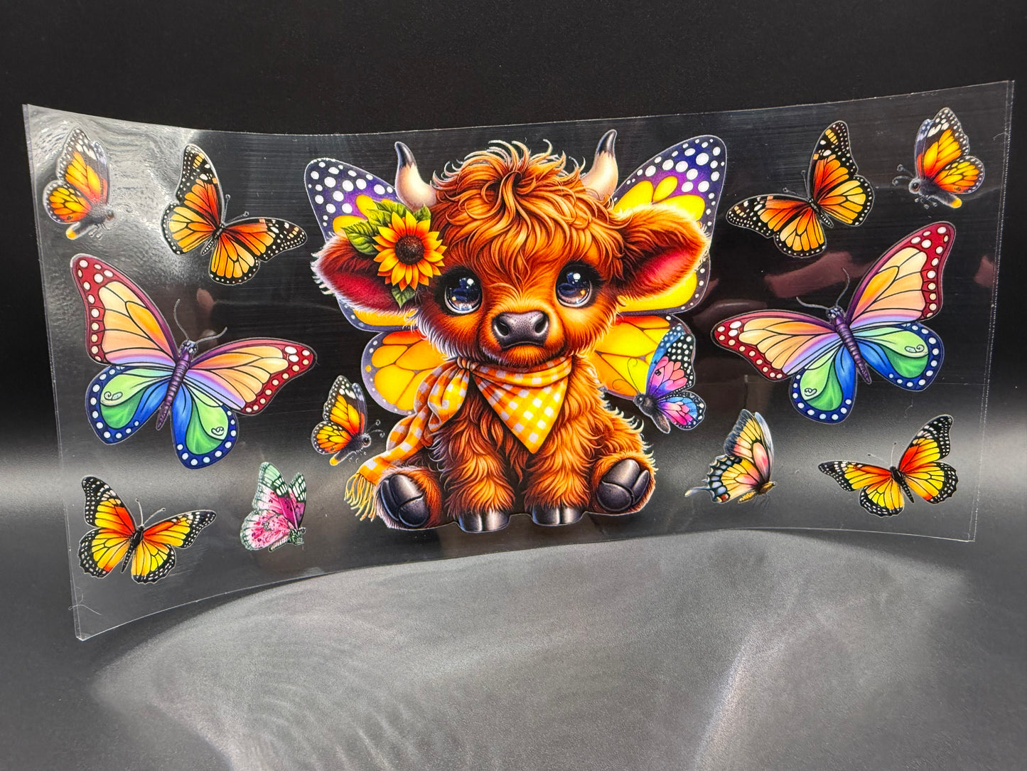 Cow & Yellow Butterfly