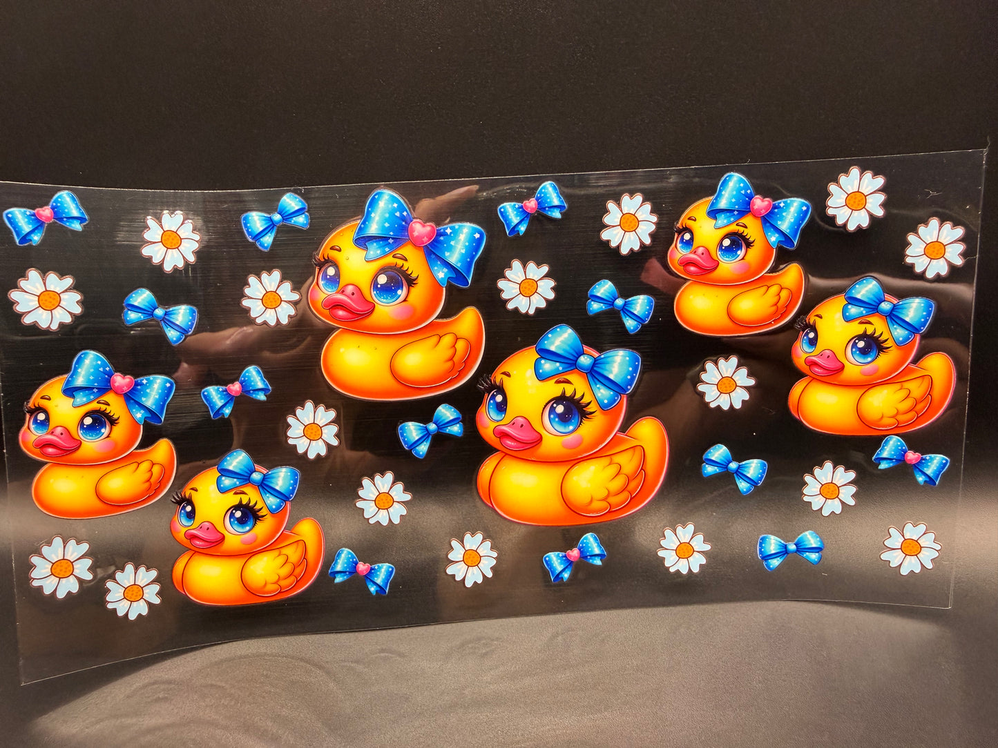 Ducks w/Blue Bows