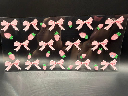 Pink Strawberries & Bows