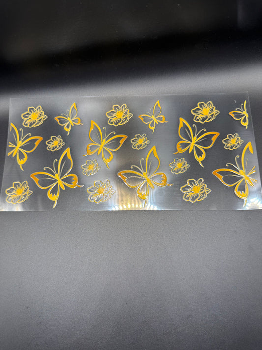 Gold Butterflies