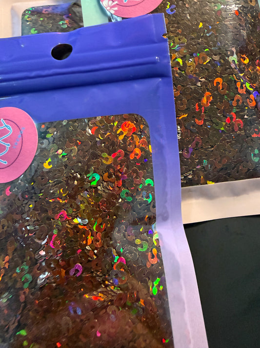Leopard-Brown Holographic