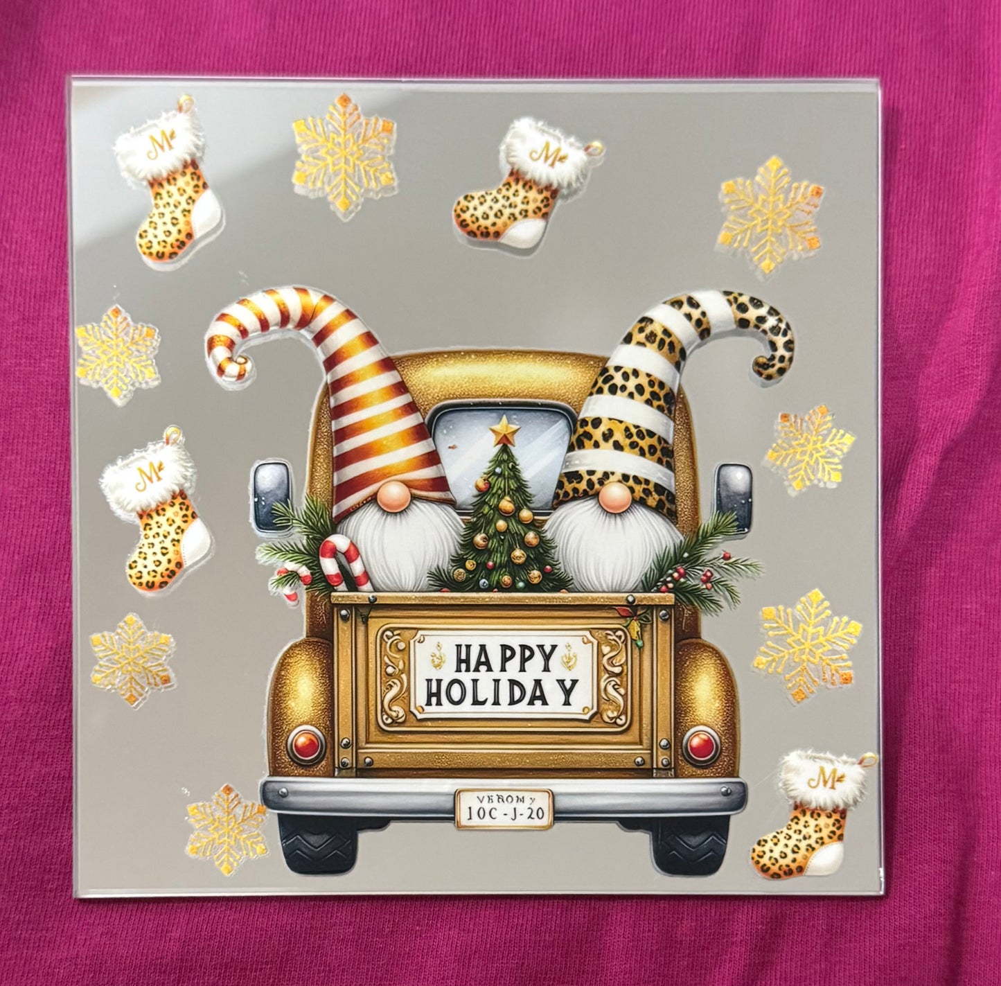 MERRY CHRISTMAS - GNOMES MIRROR