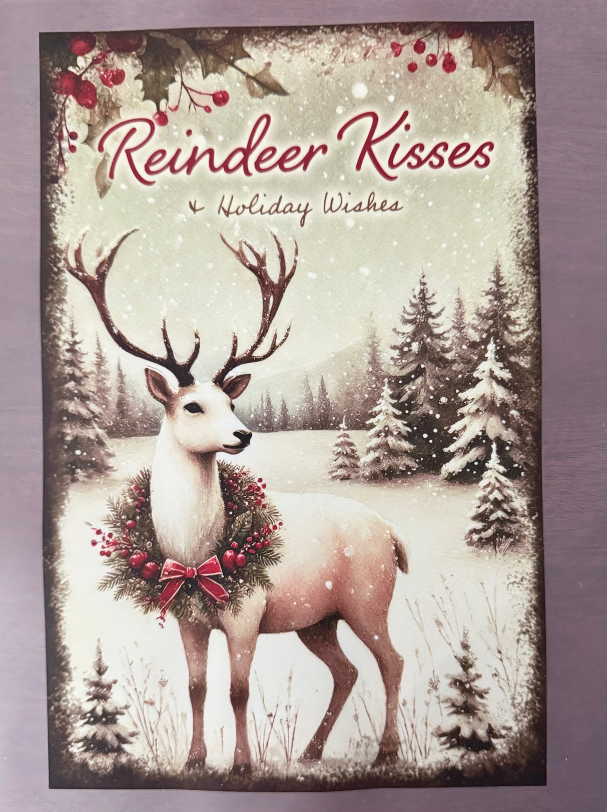 REINDEER KISSES