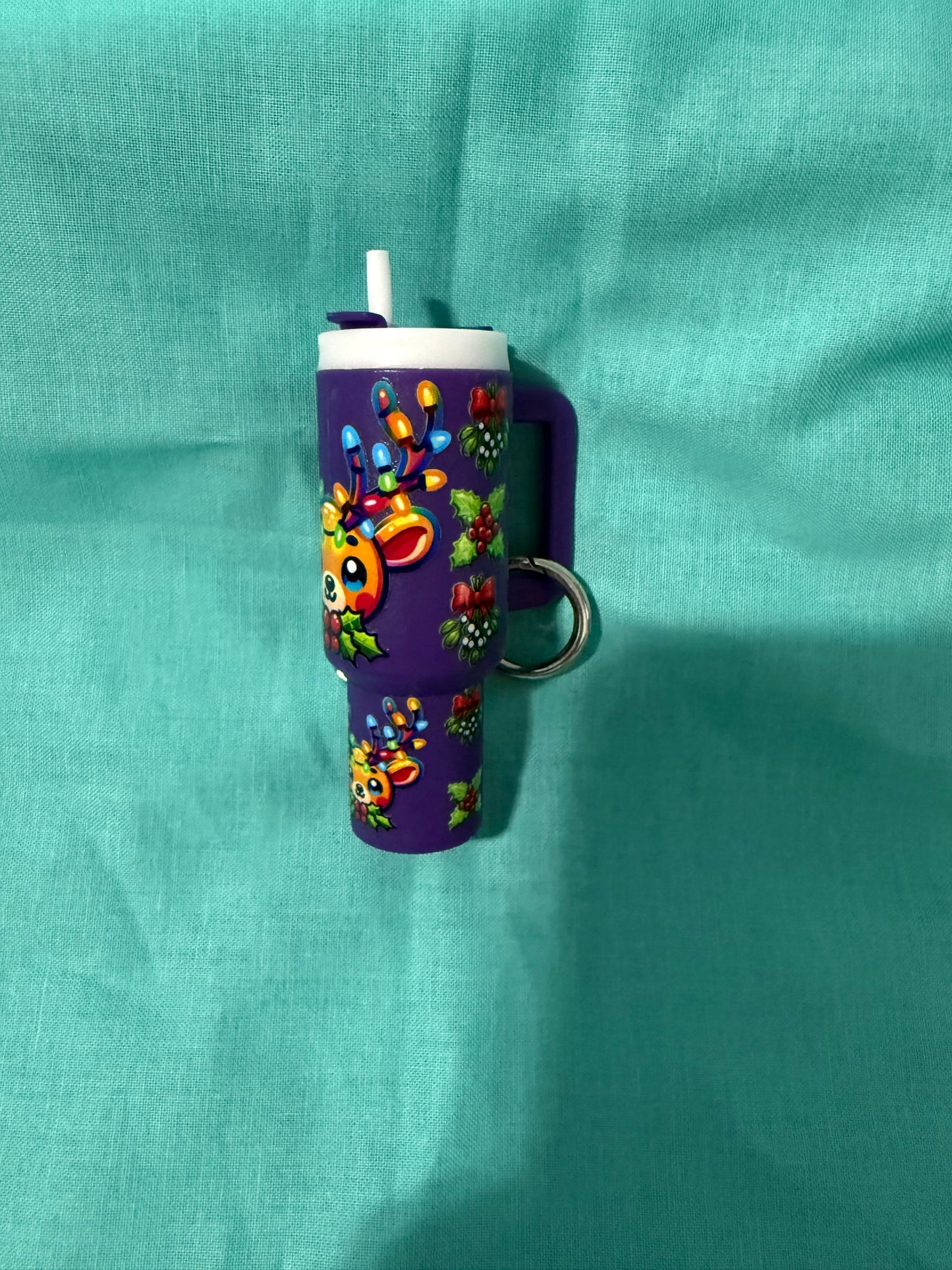 MINI STANLEY KEYCHAIN - PURPLE DEER