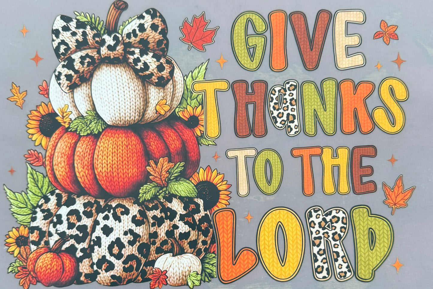 GIVE THANKS TO THE LORD