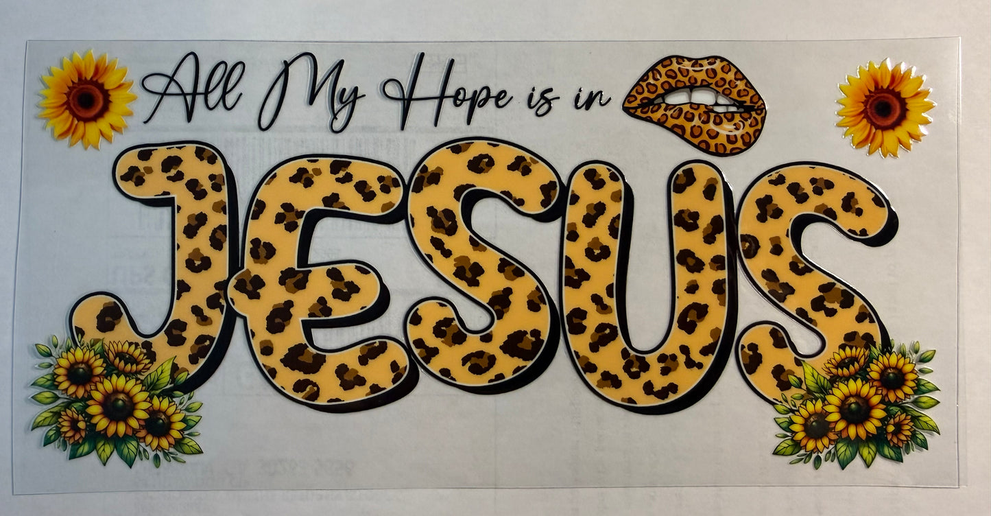 ALL MY HOPE IS IN JESUS