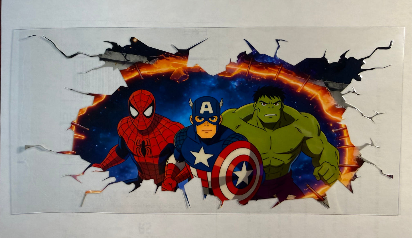 MARVEL - SPIDERMAN, CAPTAIN AMERICA, HULK