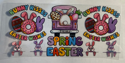 BUNNY KISSES EASTER WISHES