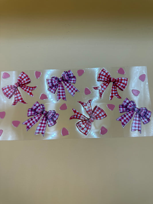 Pink Plaid Bows