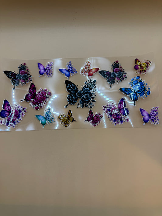 Multiple 1/2 Butterly 1/2 Roses