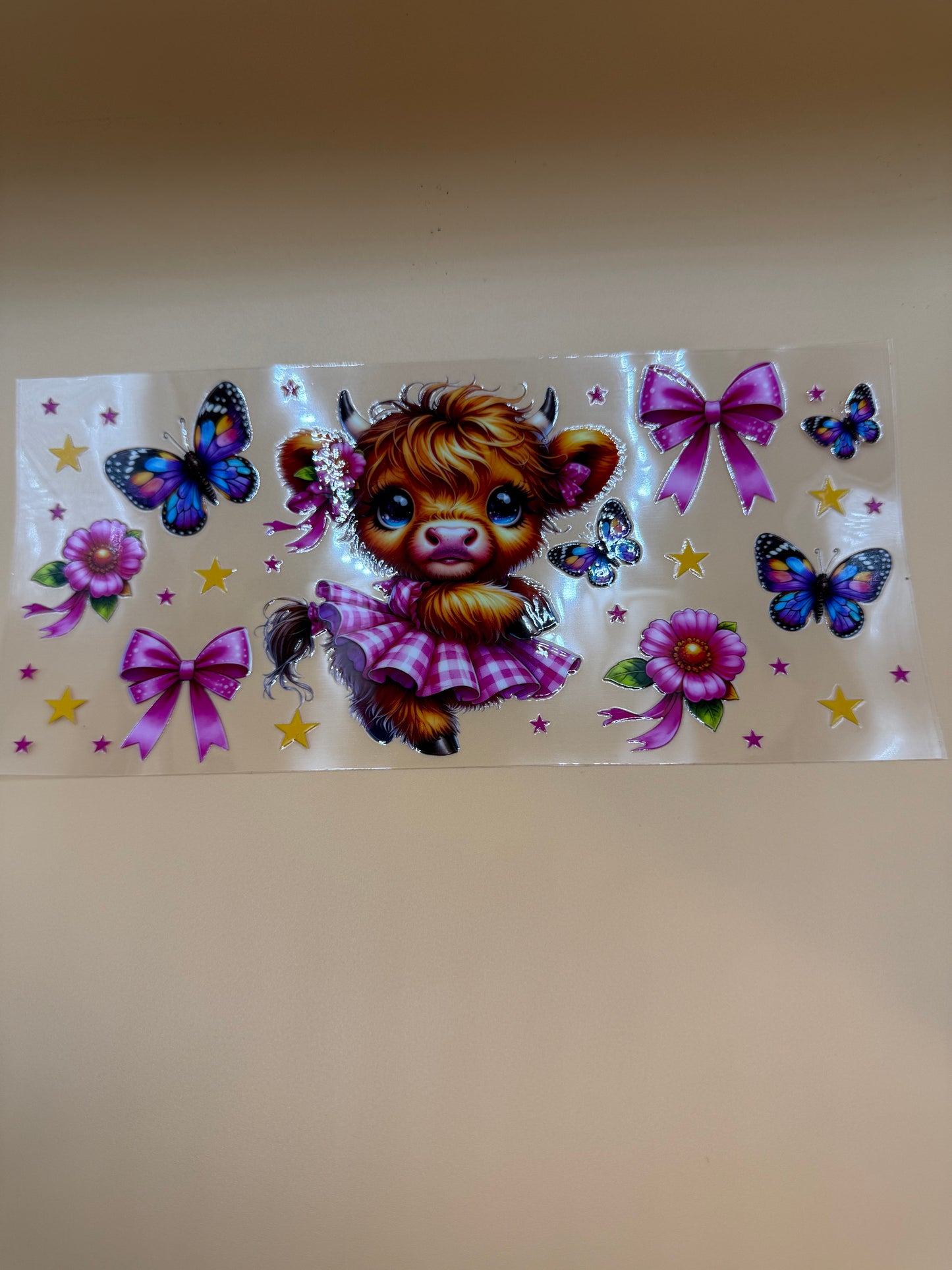 Pretty In Pink Cow