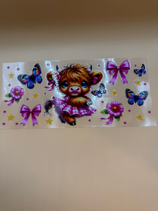 Pretty In Pink Cow