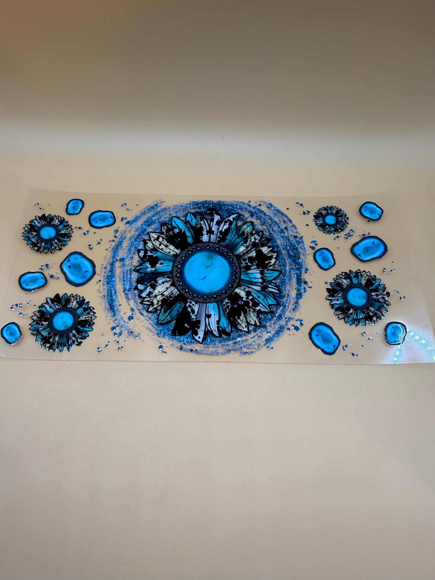 Blue Sunflowers