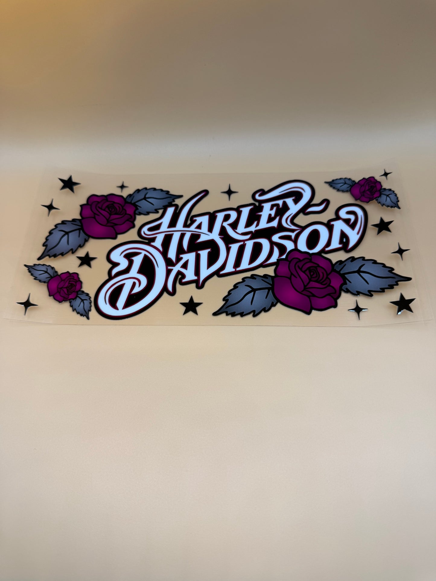 Harley Davidson w/Roses