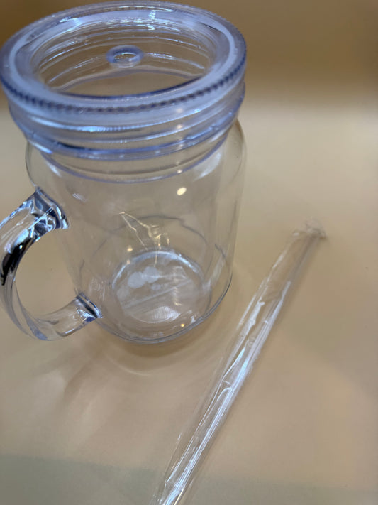 20oz Mason Style Snowglobe