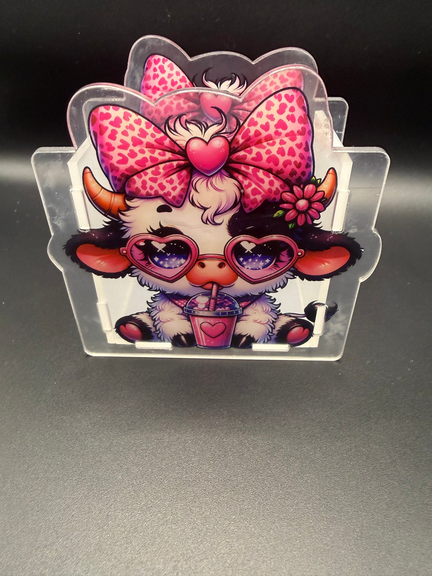 COW W/PINK BOW