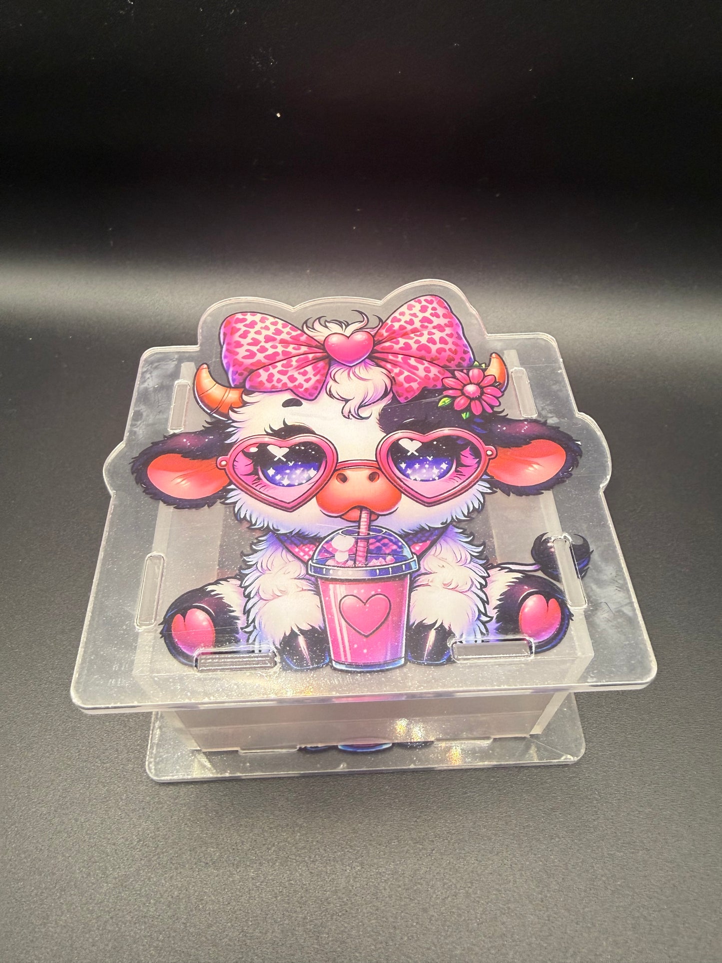 COW W/PINK BOW