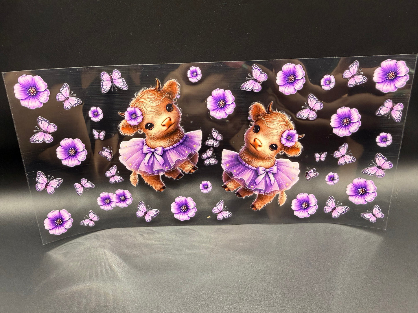 PURPLE TUTU COW