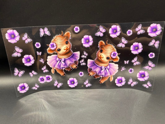 PURPLE TUTU COW