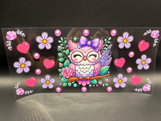 OWL W/PURPLE BOW