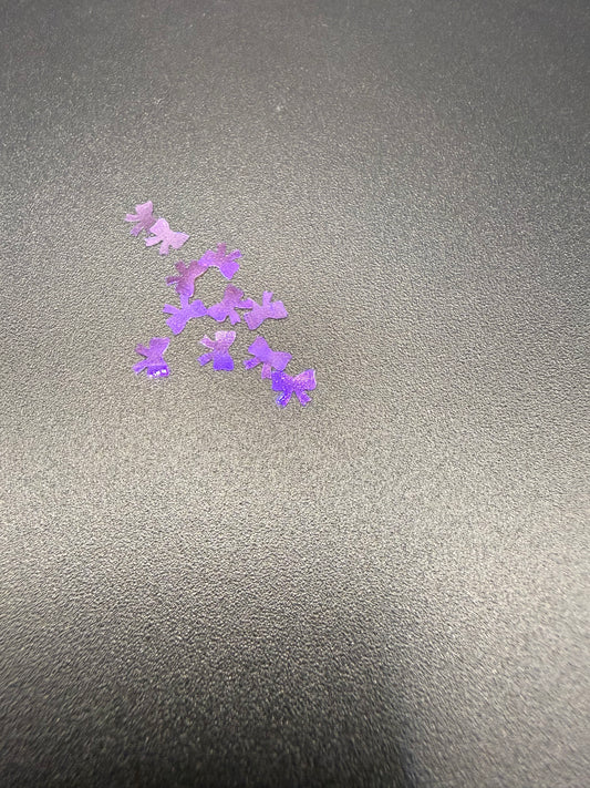PURPLE BOWS