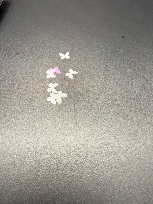 PINK & WHITE BUTTERFLY