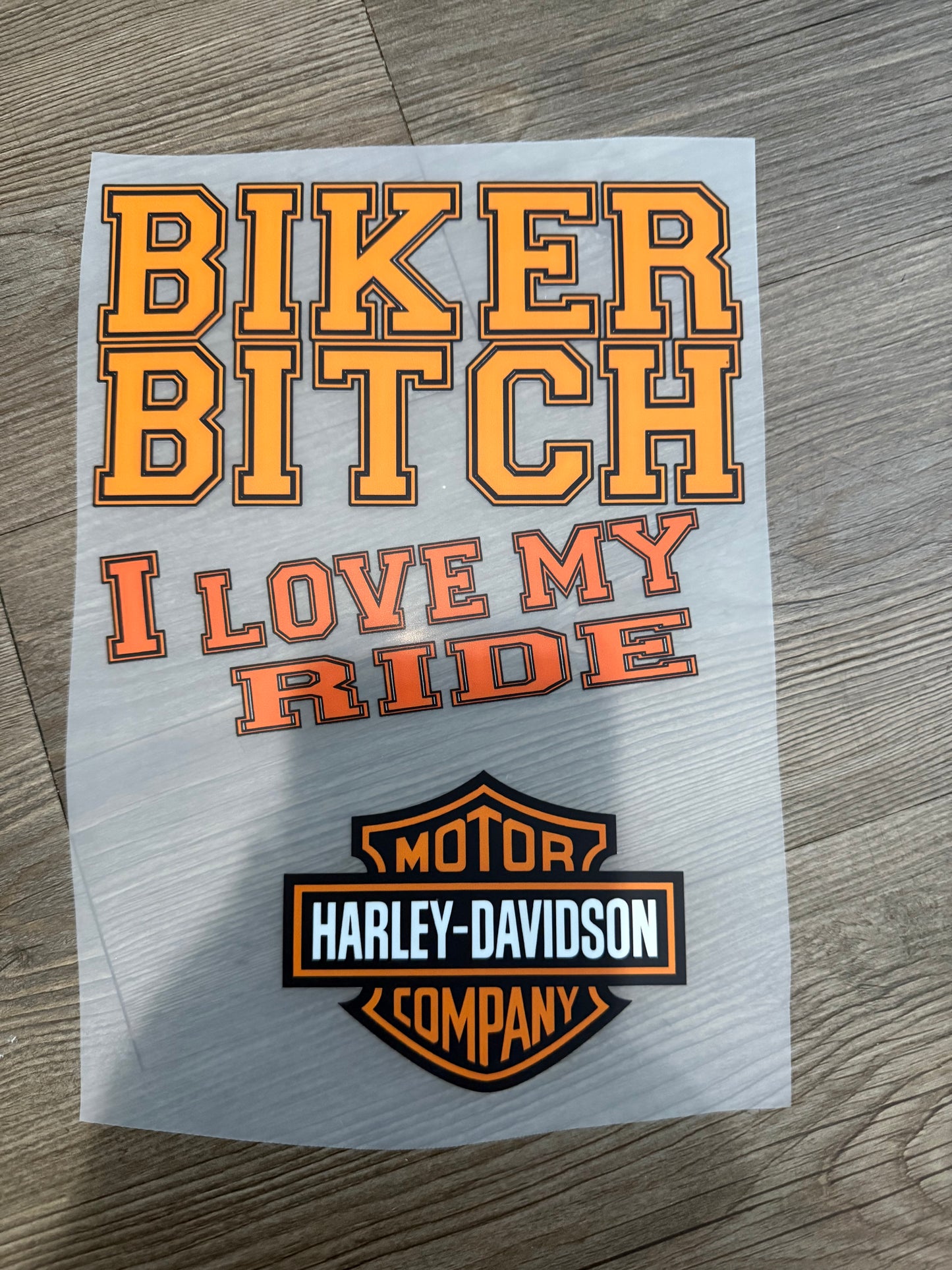 BIKER BITCH - HARLEY