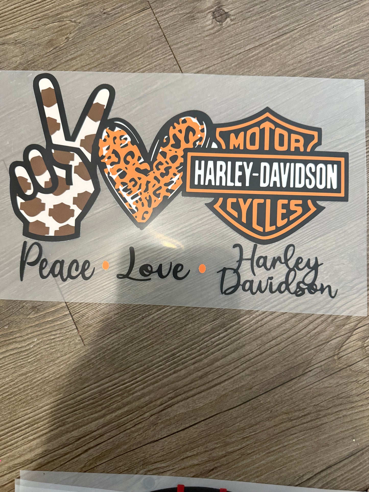 PEACE LOVE HARLEY