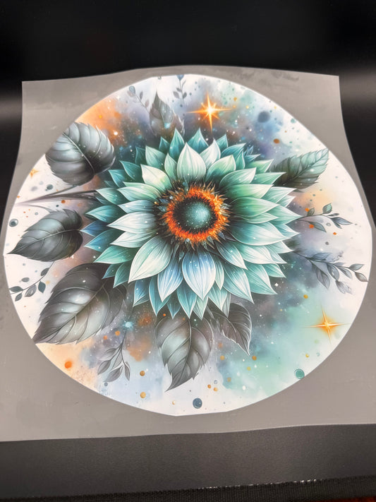 BLUE SUNFLOWER CIRCLE
