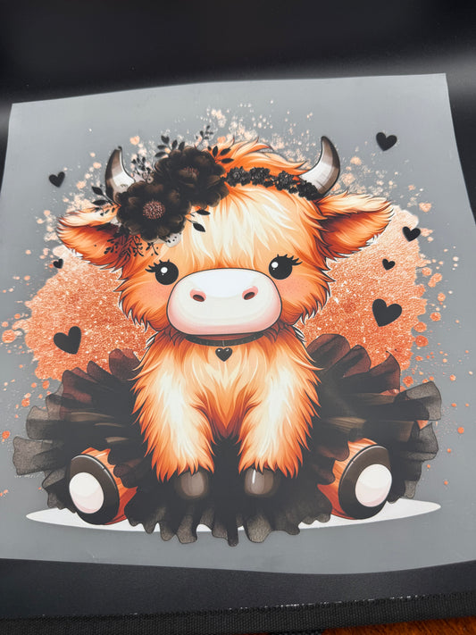 FANCY COW WITH BLACK TUTU