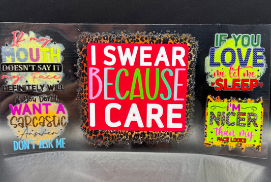 I SWEAR BECAUSE I CARE