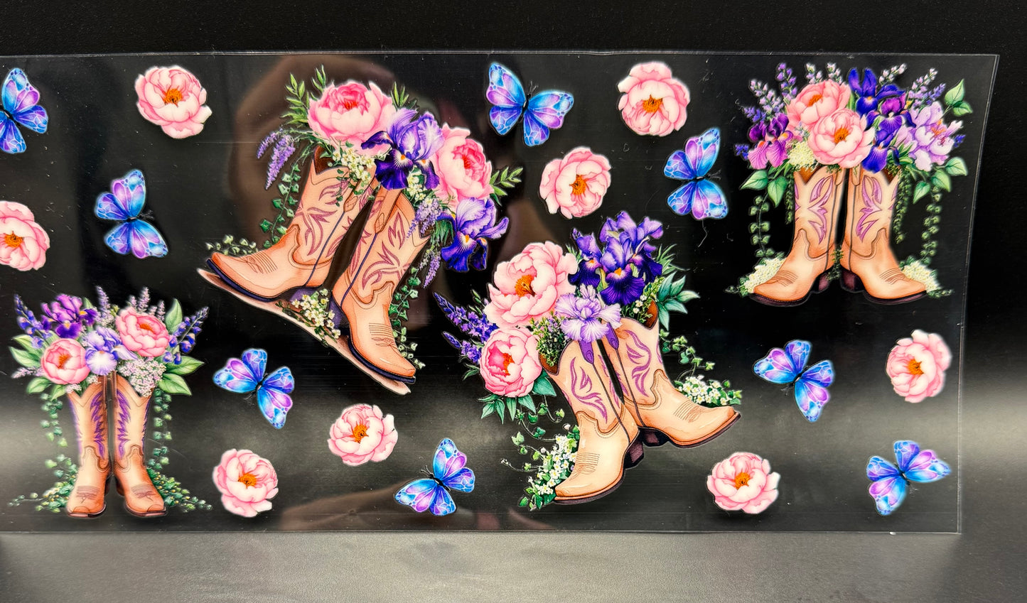 PURPLE ACCENT BOOTS
