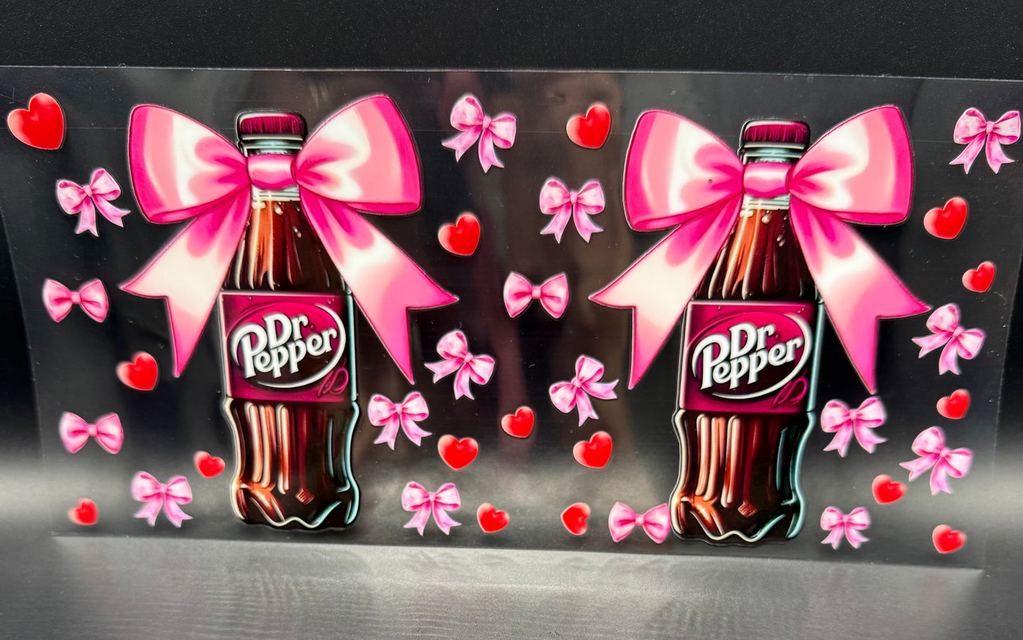 DR PEPPER & PINK BOWS